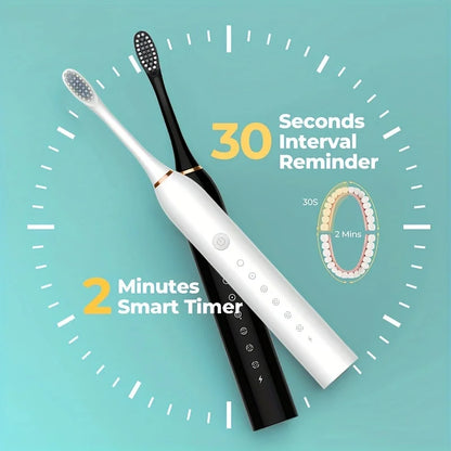 Automatic Electric Toothbrush for Adults & Children, Soft Bristle, 6-Speed Charging Universal Toothbrush
