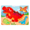 Montessori Wooden Animal Puzzles for Toddlers Ages 2-6 – 3D Jigsaw Tangram Board (3.9 x 8.5 in / 10 x 21.5 cm)