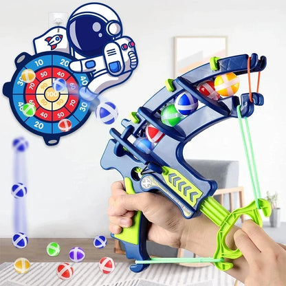 Educational Dart Board Toy – Sticky Ball Dart Game for Kids, Montessori Indoor Sports for Ages 3-7