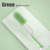 Baby bottle nipple cleaning brush made of liquid silicone, ideal for cleaning children's cups and nipples—an essential home item.