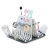 Baby Milk Bottles Drying Rack – Portable Multi-Layer Detachable Storage Holder with Drain Tray for Kids