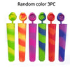 3-Pack Food-Grade Silicone Popsicle & Lolly Molds, DIY Ice Cream Pop and Ice Cube Maker, Random Colors