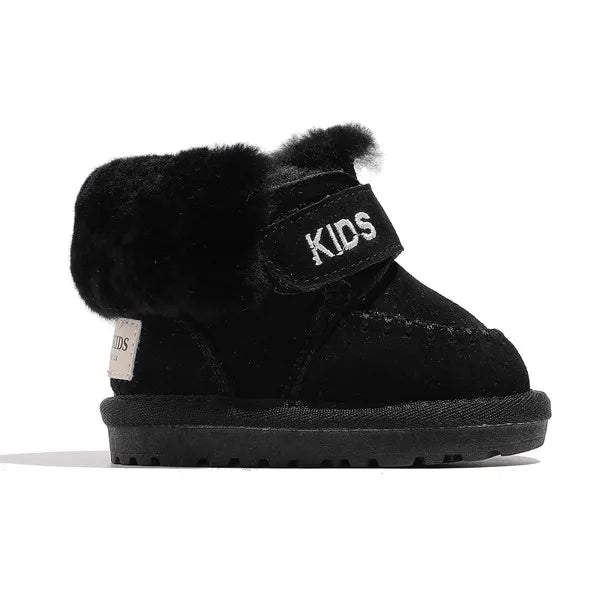 2024 New Winter Baby Snow Boots, Unisex Leather Boys Girls Shoes, Warm Cotton Kids Sneakers, Soft Bottom Toddler Baby Shoes EU 16-25 – view 9