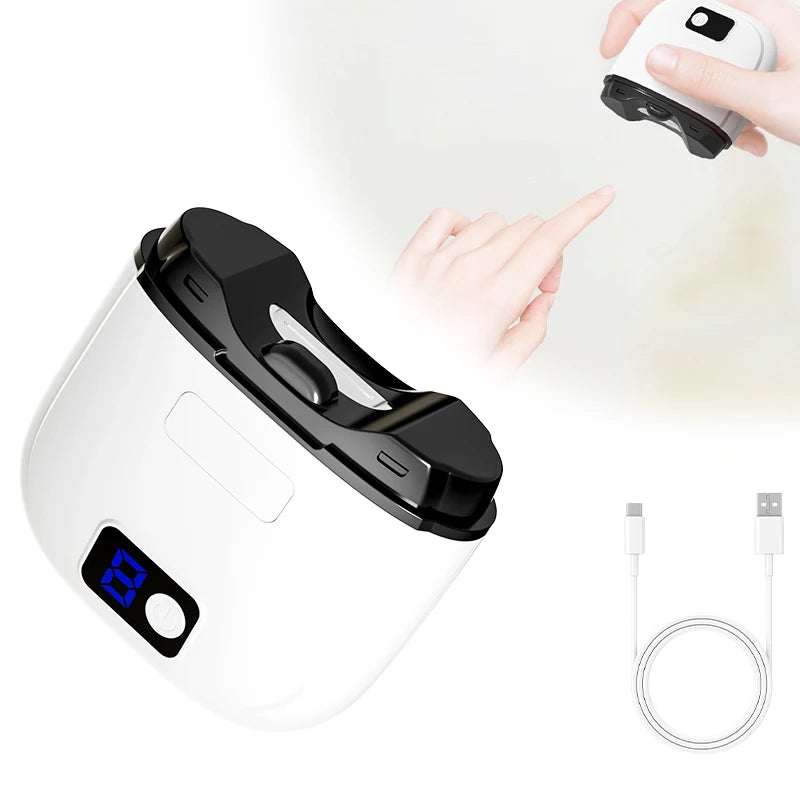 Electric Nail Clipper with 3 Speed Levels, LCD Light, USB Charging, and Nail Storage for Adults, Seniors, Babies, and Kids