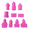 Ultra-Light Clay Space Sand Mold Set with Castle, Animal, and Marine Shapes for Children’s DIY Play