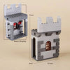 Medieval Building Blocks Playset - Viking Warriors Camp, Pirate Ship & Castle Wall (Compatible with Major Brick Brands)