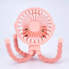 Portable Cart Stroller Fan Clip-On for Baby 600mAh USB Rechargeable Handheld Electric Fan with 3 Speeds for Home and Outdoor Use