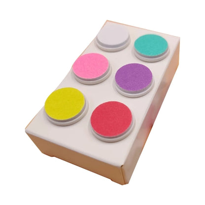 6 Mixed Color Electric Nail File Grinding Head – Spare Parts for Baby Nail Trimmer, Replace Pads, Infant Essential for Kids