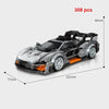 MOC Speed Racing Car Building Blocks Set — Small Studded Sports Car Garage Toy