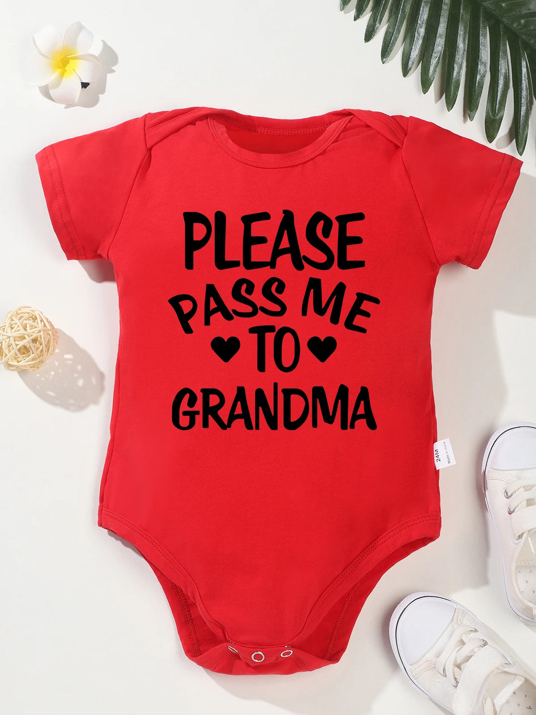 “Nana Never Says No” Rompers Onesie – Baby Boy & Girl Jumpsuit – 0-24M Toddler One-Piece Cute Bodysuit – Trendy Infant Clothes