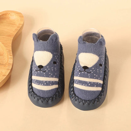 Baby Socks Shoes Infant Color Matching Cute Kids Boys Doll Soft Soled Child Floor Sneakers Toddler Girls First Walkers
