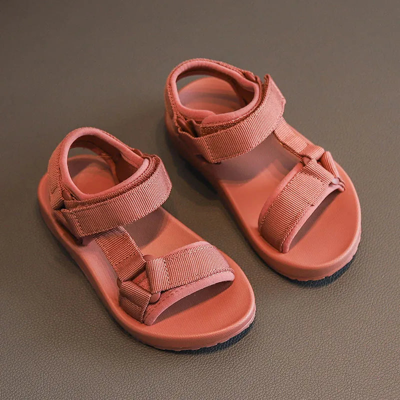 Kids’ Summer Sport Sandals – Flat Beach Shoes for Boys & Girls, Toddler Children’s Shoes