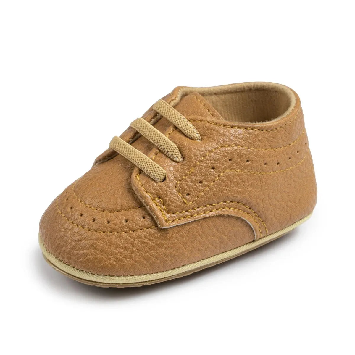 Meckior Four Seasons Baby Shoes PU Leather Newborn Boy Girl Anti-Slip Sneakers First Walkers Crib Shoes