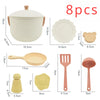 Kids Beach Sand Toy Set With Truck, Shovel, Rake & Pretend Play Kitchen Tools