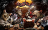 46x28cm Jigsaw Puzzles, 500 Pieces Paper Picture, Landscape Oil Painting Art Puzzle, Decompression Toy for Adults, Family Game