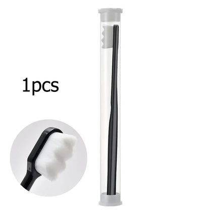 Ultra-fine Soft Toothbrush Million Nano Bristle Adult Teeth Deep Cleaning Portable Travel Dental Oral Care Brush
