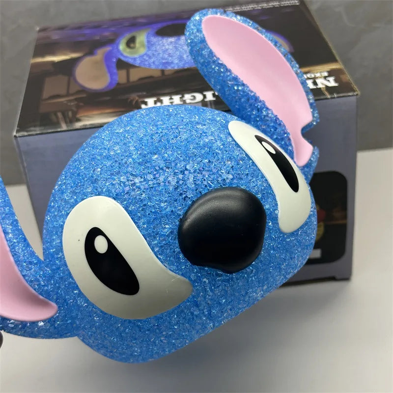 Disney Stitch 3D Projection Night Light – Lilo and Stitch Cartoon Desk Lamp with USB for Kids' Rooms