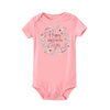 “Happy Birthday Daddy, I Love You” – Adorable Newborn Baby Bodysuit, Short-Sleeve Infant Romper, Perfect Birthday Gift for Dad