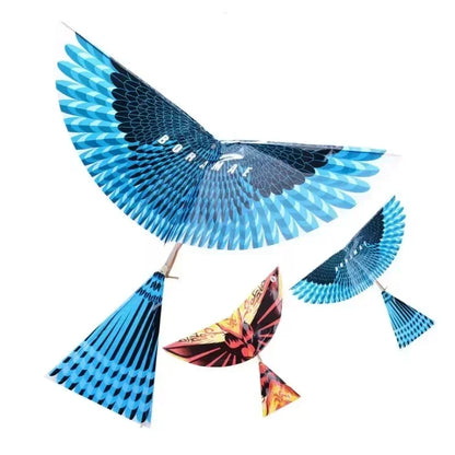 1pc New Flying Birds Kite – Elastic Rubber Band Powered, Funny Kids Toy Gift