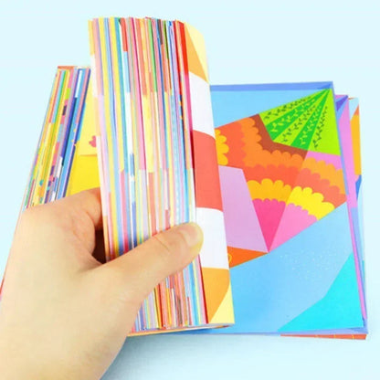 Kids Paper Cut Puzzle – Cartoon Animal Origami Cutting Book Early Learning Educational Toy for Children