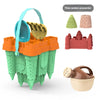 Beach Castle Bucket Sand Play Set With Scoop — Summer Sand Toy For Kids