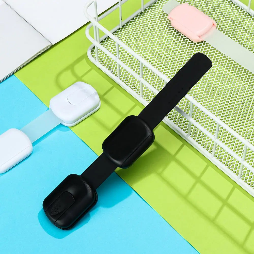 Adhesive Plastic Refrigerator Wardrobe Door Multi-function Cabinet Strap Locks Security Latch Baby Safety Children Protector