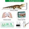 RC Crocodile Model Toy – Waterproof Electric Alligator for Pool or Lake Use