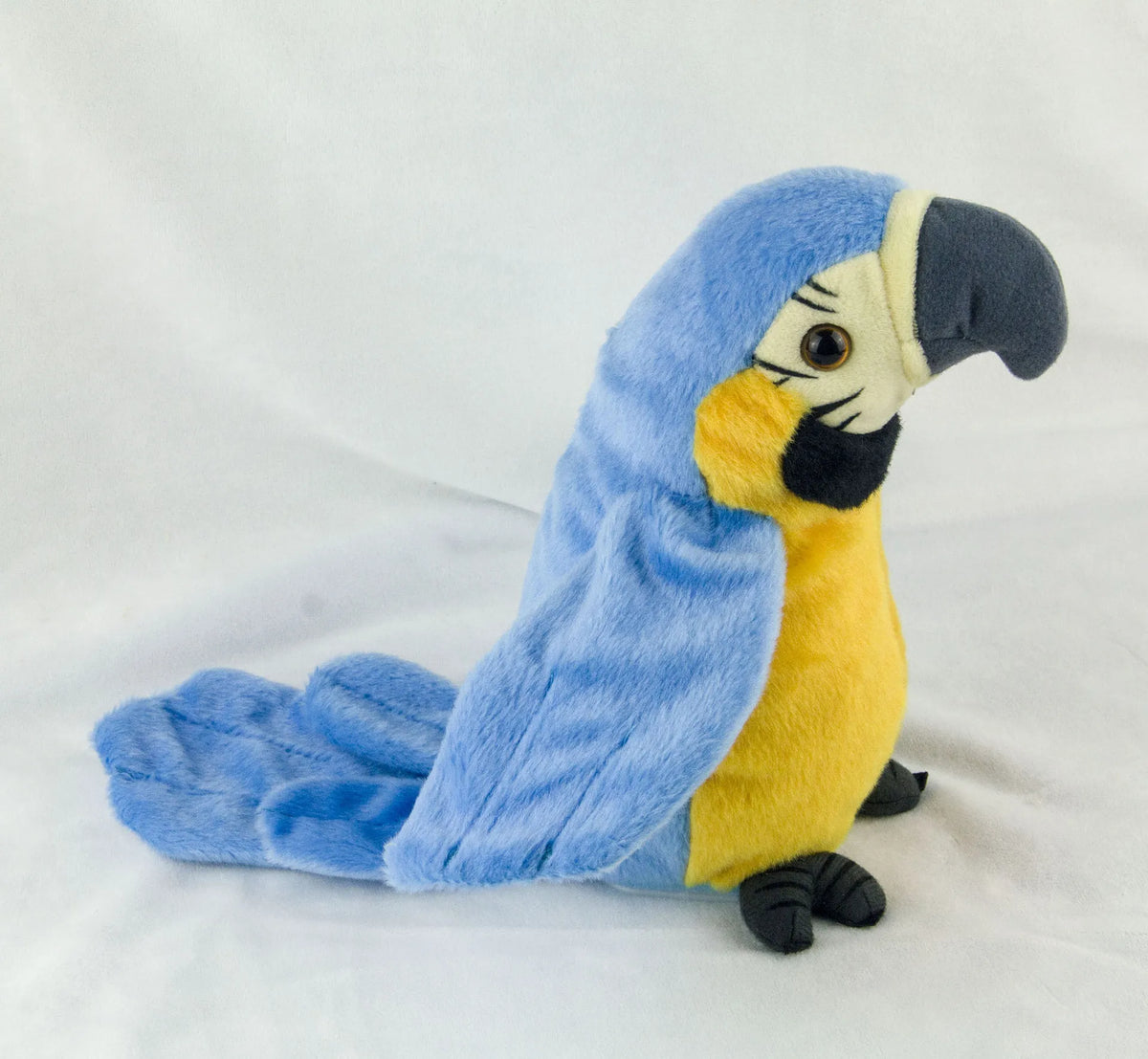 Talking Macaw Parrot Plush Toy — Interactive Electronic Repeating Bird with Waving Wings & Swaying Head, Soft Stuffed Animal – view 8