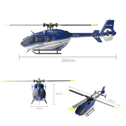 RC ERA C187 EC135 Helicopter – 4CH Gyroscope Stabilized with Altitude Hold and 2.4G Remote