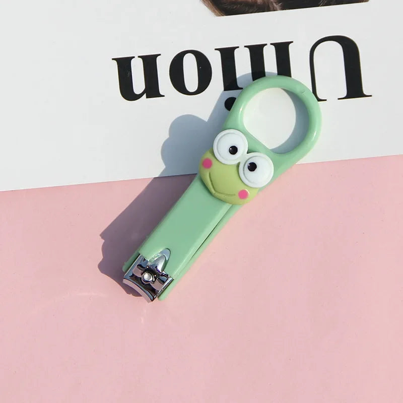 Cartoon Animal Fruit Nail Clippers for Kids, Nail Scissor Cutter, Trimmer, and Beauty Nail Scissors for Children