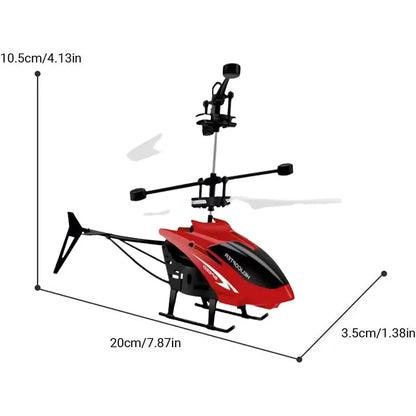 Rechargeable Mini RC Drone – Safe Fall-Resistant Remote Control Helicopter Toy for Kids