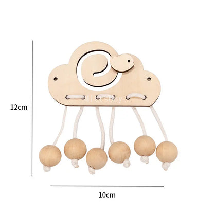 Baby Montessori Wooden Busy Board – Animal, Guinea Pig, Dinosaur, Clock, and Pattern Pairing Educational Toy for Children Gift