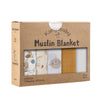 5-Piece Set – Multi-Functional Bamboo Cotton Muslin Bibs & Burp Cloths – Soft & Breathable Washcloths for Newborns - Kidzy Market