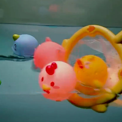 Baby LED Light Up Bath Toy – Soft Rubber Floating Luminous Duck for Kids