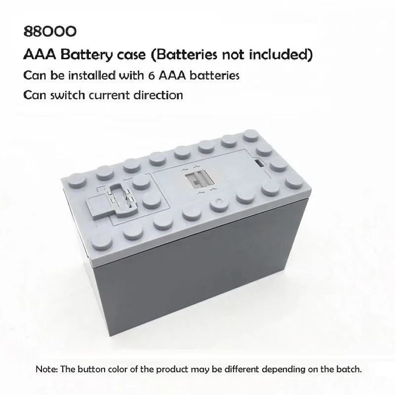 MOC Power Functions Motor Kit – IR Remote Control, Receiver, and Battery Box for Technical Building Blocks