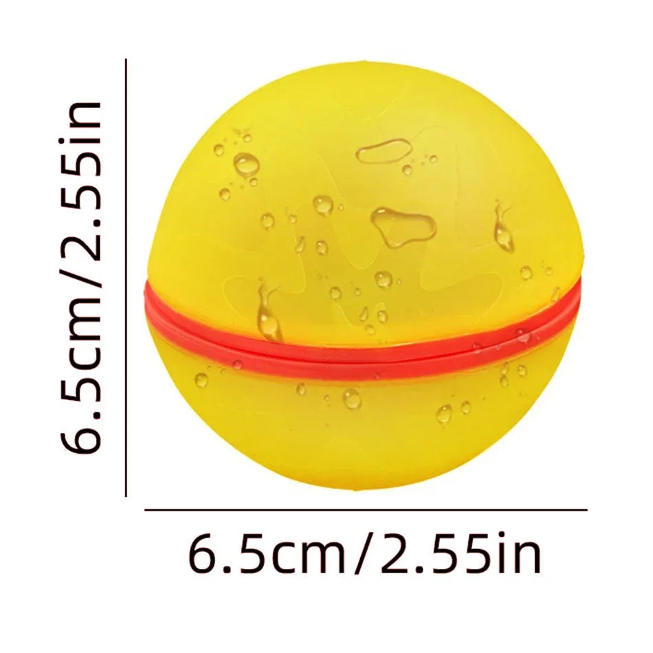 1 to 60-Piece Reusable Silicone Magnetic Water Balloons Set for Pool Games and Water Play