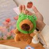 Cute Cartoon Capybara Plush Pendant, Bag Hanging Ornament and Keychain Doll