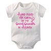 Baby Bodysuit - Hand Picked for Earth by My Great Grandpa in Heaven Printed Newborn Romper - Cotton Body Baby Girl & Boy Clothes