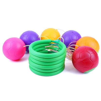 Skip Ball – Outdoor Fun Toy for Exercise, Coordination, and Balance, Classical Playground Jumping Ball