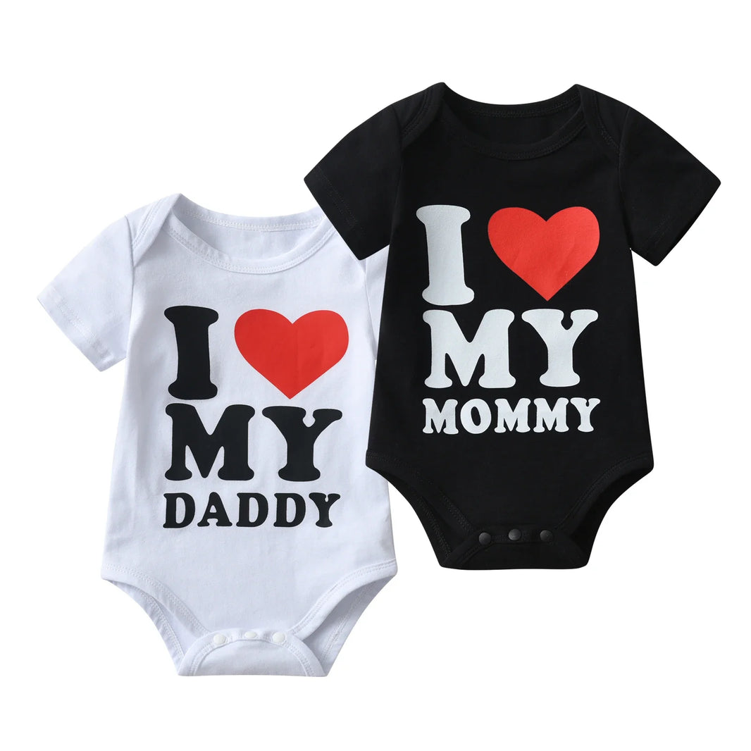2pcs/Pack Newborn Baby Boy Summer Bodysuits – Triangular Crawling Clothes with Fashion Letter Print – Short-Sleeved Top for Baby Boys & Girls