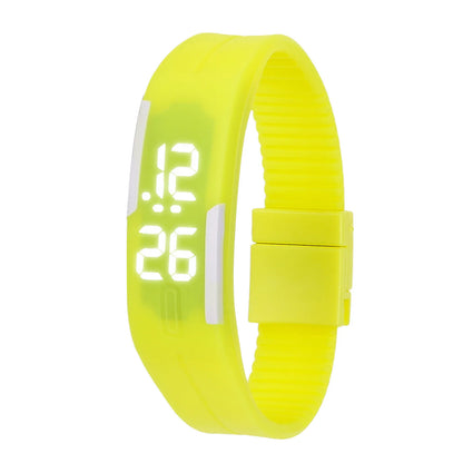 Sport Digital Children’s Watch with Silicone Strap LED Display for Kids Girls and Boys Wristwatch