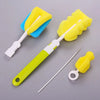 7-Piece Brush and Sponge Rotation Set for Cleaning Baby Pacifiers, Cups, and Nipples – Handheld Tools for Baby Feeding Bottle Cleaning