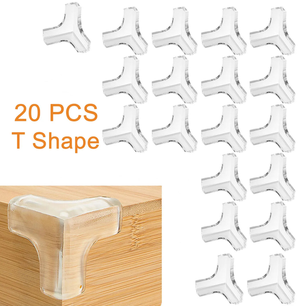 5PCS/10PCS/20PCS Baby Safety Silicone Corner Protectors – Childproof Table Edge Guards