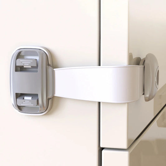 1/4 PCS Baby Safety Drawer Door Lock Multi-Function Child Protection Anti-Pinch Cabinet Refrigerator Safety Buckle Plastic