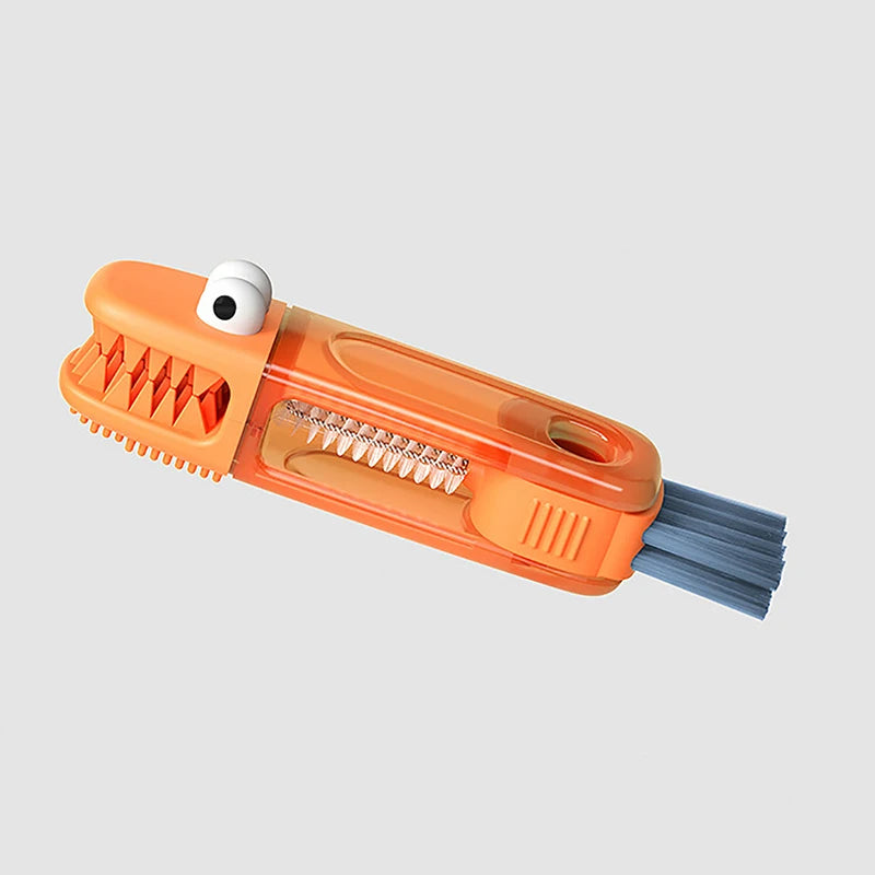 1Pcs 4-in-1 Bottle Gap Cleaner Brush – Multifunctional Cup Cleaning Brushes, Water Bottle Clean Tool, Mini Silicone U-Shaped Brush