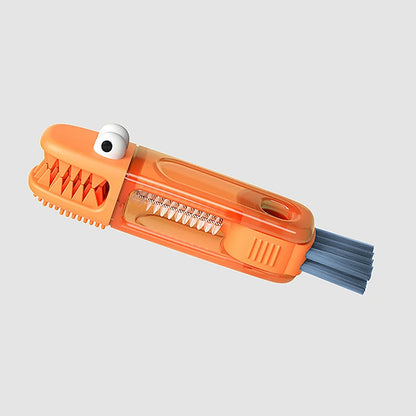 1Pcs 4-in-1 Bottle Gap Cleaner Brush – Multifunctional Cup Cleaning Brushes, Water Bottle Clean Tool, Mini Silicone U-Shaped Brush