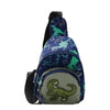 Kids Dinosaur Waist Bag High Capacity Crossbody Chest Pouch Zipper Travel Bag for Boys & Girls