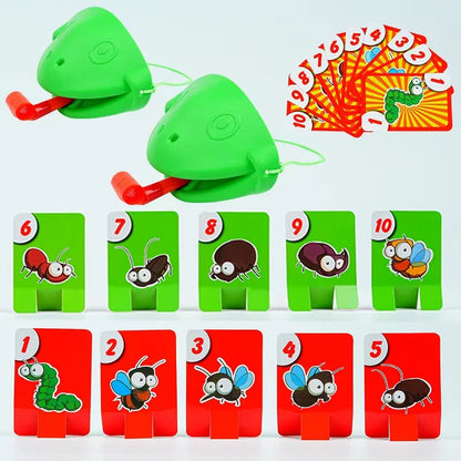 Kids Interactive Finger-Bite Game Toy – Greedy Chameleon & Crocodile Tongue-Spit Challenge, Ages 4+