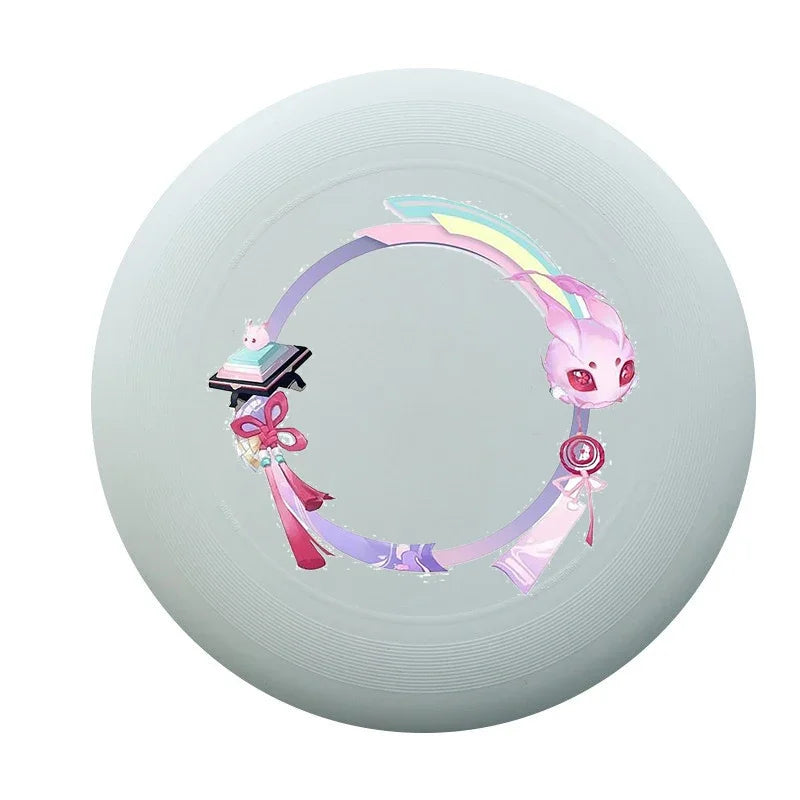 Flying Disc Frisbee Flying Saucer — 20 cm (7.9 in) & 27.5 cm (10.8 in) Portable Outdoor Throwing Toy for Kids & Adults