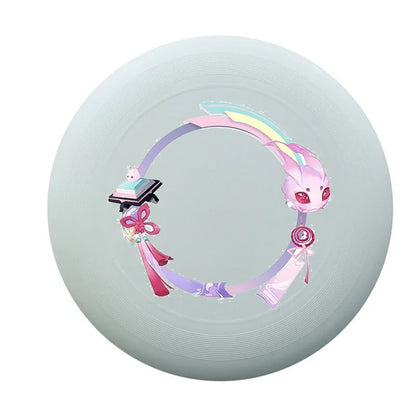 Flying Disc Frisbee Flying Saucer — 20 cm (7.9 in) & 27.5 cm (10.8 in) Portable Outdoor Throwing Toy for Kids & Adults